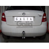 S081C GALIA Полностью оцинкованный фаркоп на Skoda Fabia хетчбек 2000-2007, 2007-2014. Подрозетник убирается за бампер. Тип шара: C (горизонтальный съемный). Невидимый вырез бампера. Нагрузки: 1200/50 кг, масса фаркопа 14,17 кг
