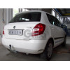 S081C GALIA Полностью оцинкованный фаркоп на Skoda Fabia хетчбек 2000-2007, 2007-2014. Подрозетник убирается за бампер. Тип шара: C (горизонтальный съемный). Невидимый вырез бампера. Нагрузки: 1200/50 кг, масса фаркопа 14,17 кг