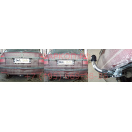 S083C GALIA Полностью оцинкованный фаркоп на Skoda Felicia универсал/фургон 1996-2002. Тип шара: C (горизонтальный съемный). Установка без снятия и выреза б
