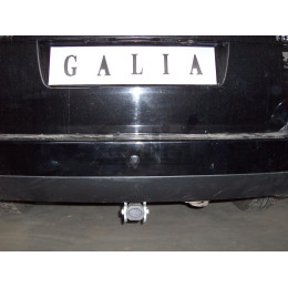 S088C GALIA Полностью оцинкованный фаркоп на Skoda Superb I 2002-2008, Volkswagen Passat B5 седан/универсал 1996-2005. Выхлопная труба с левой стороны. Подрозетник убира