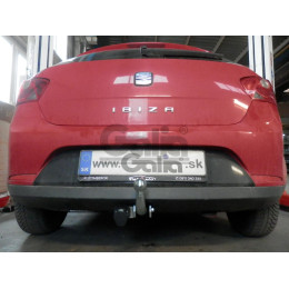 S095C GALIA Полностью оцинкованный фаркоп на SEAT Ibiza IV хетчбек 3/5 дверей 2008-2017, Ibiza ST универсал 2010-2017. Тип шара: C (горизонтальный съемный). Подрезка б