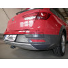 S113A GALIA Полностью оцинкованный фаркоп на Seat Leon X-Perience универсал 2014-2020. Подрозетник убирается за бампер. Тип шара: A. Невидимый вырез бампера. Нагрузки: 2000/100 кг, масса фаркопа 13,62 кг