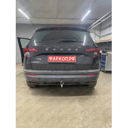 S119A GALIA Полностью оцинкованный фаркоп на Skoda Karoq 2018-, SEAT Ateca 2016-, Cupra Ateca 2016-, Cupra Formentor 2016-. Тип шара: A. Невидимый вырез бампера. Нагрузки: 2500/100 кг, м