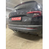 S119A GALIA Полностью оцинкованный фаркоп на Skoda Karoq 2018-, SEAT Ateca 2016-, Cupra Ateca 2016-, Cupra Formentor 2016-. Тип шара: A. Невидимый вырез бампера. Нагрузки: 2500/100 кг, масса фаркопа 14,52 кг