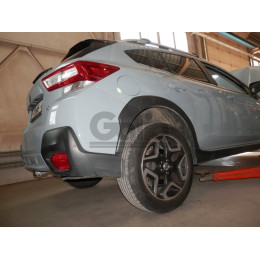 S144A GALIA Полностью оцинкованный фаркоп на Subaru XV 2017-2022. Подрозетник убирается за бампер. Тип шара: A. Установка без выреза бампера. Нагрузки: 1600/9