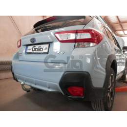S144A GALIA Полностью оцинкованный фаркоп на Subaru XV 2017-2022. Подрозетник убирается за бампер. Тип шара: A. Установка без выреза бампера. Нагрузки: 1600/9