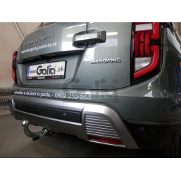 S145V GALIA Полностью оцинкованный фаркоп на KGM Torres 2023-, SsangYong Torres 2022-2023. Подрозетник убирается за бампер. Тип шара: AV (вертикальное быстросъемное 