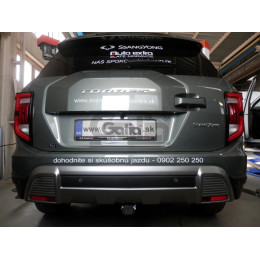 S145V GALIA Полностью оцинкованный фаркоп на KGM Torres 2023-, SsangYong Torres 2022-2023. Подрозетник убирается за бампер. Тип шара: AV (вертикальное быстросъемное 