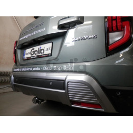 S145V GALIA Полностью оцинкованный фаркоп на KGM Torres 2023-, SsangYong Torres 2022-2023. Подрозетник убирается за бампер. Тип шара: AV (вертикальное быстросъемное 