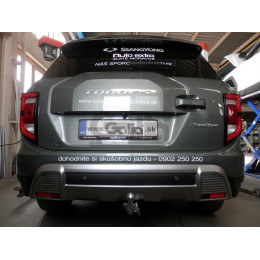 S145V GALIA Полностью оцинкованный фаркоп на KGM Torres 2023-, SsangYong Torres 2022-2023. Подрозетник убирается за бампер. Тип шара: AV (вертикальное быстросъемное 