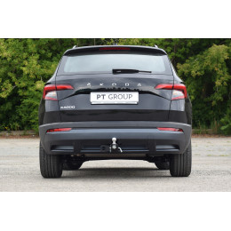 SKQ-17-991122.00 PT GROUP Фаркоп на Volkswagen Tiguan 2008-2017, 2017-2024 (без подрезки бампера), Skoda Kodiaq 2017-2023, 2023- (требуется подрезка бампера), Skoda Karoq 2019- (требуется подр