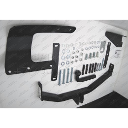 SY 008 AVTOS Фаркоп на SsangYong Actyon Sports 2006-2014 без подрезки бампера. Тип шара: A. Нагрузки: 750/50 кг, масса фаркопа 20 кг (без электрики в комплекте)