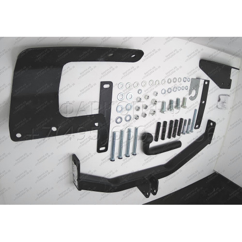 SY 008 AVTOS Фаркоп на SsangYong Actyon Sports 2006-2014 без подрезки бампера. Тип шара: A. Нагрузки: 750/50 кг, масса фаркопа 20 кг (без электрики в комплекте)