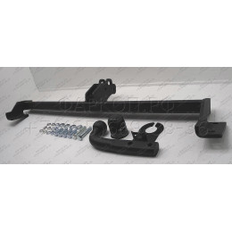 T-186 STEINHOF Фаркоп на Toyota RAV4 3/5 дверей 06/2000-2006 без снятия и подрезки бампера. Тип шара: A. Нагрузки: 2000/80 кг, масса фаркопа 13,2 кг (без электрики в ком