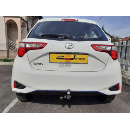 T069A GALIA Полностью оцинкованный фаркоп на Toyota Yaris 2014-2020. Тип шара: A. Установка без выреза бампера. Нагрузки: 1050/60 кг, масса фаркопа 13,25 кг