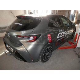 T073C GALIA Полностью оцинкованный фаркоп на Toyota C-HR 2018-2023, 2023-, Toyota Corolla хетчбек 2019-. Тип шара: C (горизонтальный съемный). Установка без выреза бамп