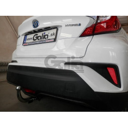 T073C GALIA Полностью оцинкованный фаркоп на Toyota C-HR 2018-2023, 2023-, Toyota Corolla хетчбек 2019-. Тип шара: C (горизонтальный съемный). Установка без выреза бамп