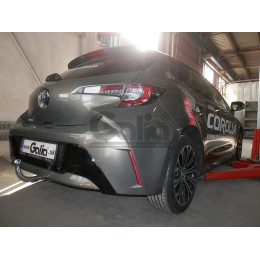 T073C GALIA Полностью оцинкованный фаркоп на Toyota C-HR 2018-2023, 2023-, Toyota Corolla хетчбек 2019-. Тип шара: C (горизонтальный съемный). Установка без выреза бамп