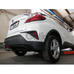 T073C GALIA Полностью оцинкованный фаркоп на Toyota C-HR 2018-2023, 2023-, Toyota Corolla хетчбек 2019-. Тип шара: C (горизонтальный съемный). Установка без выреза бамп