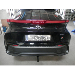T073C GALIA Полностью оцинкованный фаркоп на Toyota C-HR 2018-2023, 2023-, Toyota Corolla хетчбек 2019-. Тип шара: C (горизонтальный съемный). Установка без выреза бамп
