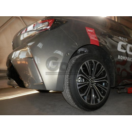 T073C GALIA Полностью оцинкованный фаркоп на Toyota C-HR 2018-2023, 2023-, Toyota Corolla хетчбек 2019-. Тип шара: C (горизонтальный съемный). Установка без выреза бамп