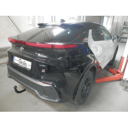 T073C GALIA Полностью оцинкованный фаркоп на Toyota C-HR 2018-2023, 2023-, Toyota Corolla хетчбек 2019-. Тип шара: C (горизонтальный съемный). Установка без выреза бамп