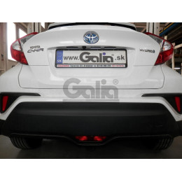 T073C GALIA Полностью оцинкованный фаркоп на Toyota C-HR 2018-2023, 2023-, Toyota Corolla хетчбек 2019-. Тип шара: C (горизонтальный съемный). Установка без выреза бамп