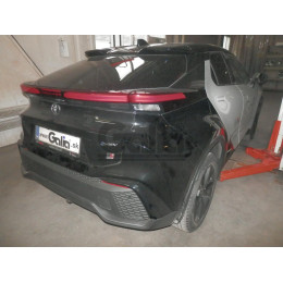 T073C GALIA Полностью оцинкованный фаркоп на Toyota C-HR 2018-2023, 2023-, Toyota Corolla хетчбек 2019-. Тип шара: C (горизонтальный съемный). Установка без выреза бамп
