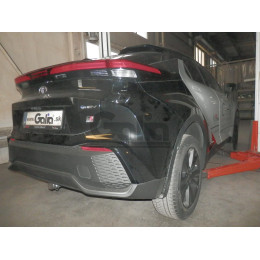T073C GALIA Полностью оцинкованный фаркоп на Toyota C-HR 2018-2023, 2023-, Toyota Corolla хетчбек 2019-. Тип шара: C (горизонтальный съемный). Установка без выреза бамп