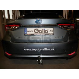 T074A GALIA Полностью оцинкованный фаркоп на Toyota Corolla седан 2019-. Тип шара: A. Невидимый вырез бампера. Нагрузки: 1600/80 кг, масса фаркопа 14,22 кг