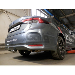T074A GALIA Полностью оцинкованный фаркоп на Toyota Corolla седан 2019-. Тип шара: A. Невидимый вырез бампера. Нагрузки: 1600/80 кг, масса фаркопа 14,22 кг