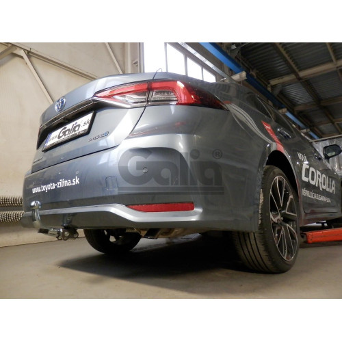 T074A GALIA Полностью оцинкованный фаркоп на Toyota Corolla седан 2019-. Тип шара: A. Невидимый вырез бампера. Нагрузки: 1600/80 кг, масса фаркопа 14,22 кг