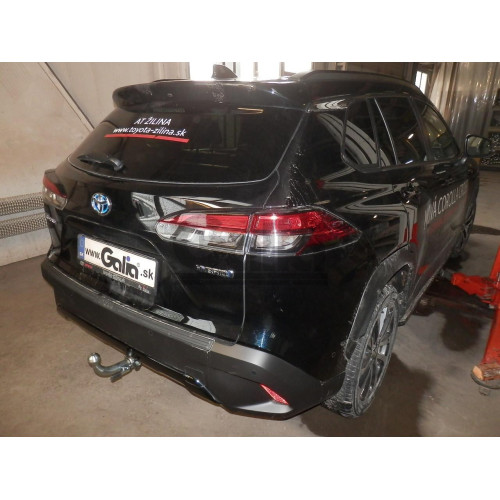 T080A GALIA Полностью оцинкованный фаркоп на Toyota Corolla Cross 2022-. Тип шара: A. Невидимый вырез бампера. Нагрузки: 1200/75 кг, масса фаркопа 14,22 кг