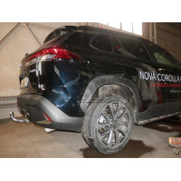 T080A GALIA Полностью оцинкованный фаркоп на Toyota Corolla Cross 2022-. Тип шара: A. Невидимый вырез бампера. Нагрузки: 1200/75 кг, масса фаркопа 14,22 кг