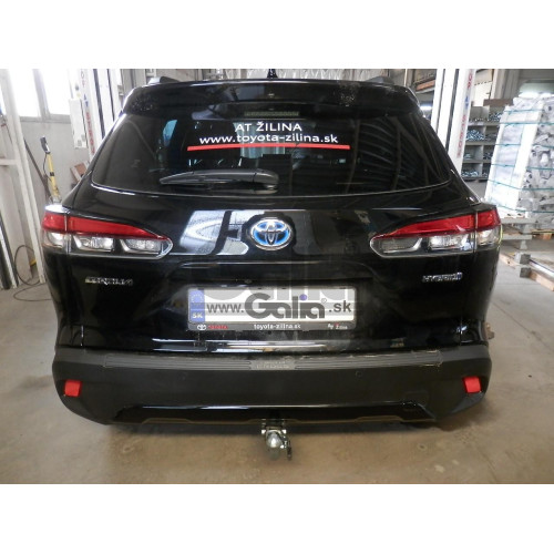 T080A GALIA Полностью оцинкованный фаркоп на Toyota Corolla Cross 2022-. Тип шара: A. Невидимый вырез бампера. Нагрузки: 1200/75 кг, масса фаркопа 14,22 кг