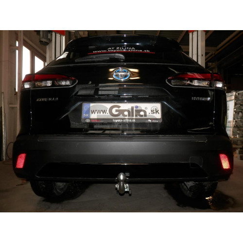 T080A GALIA Полностью оцинкованный фаркоп на Toyota Corolla Cross 2022-. Тип шара: A. Невидимый вырез бампера. Нагрузки: 1200/75 кг, масса фаркопа 14,22 кг