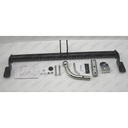 T102-BA TAVIALS ТСУ для Toyota Avensis T25 седан 2003-2008 без снятия и выреза бампера. Тип шара: C (оцинкованный, съемный). Нагрузки: 1500/75 кг, масса фаркопа 12,64 кг (