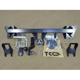 TCU00089 ТСС Фаркоп на Mitsubishi Outlander 2015-2018, 2018-2022. Требуется подрезка бампера. Тип шара: E (шаровый узел под американский квадрат). Нагрузки: 1500/80 кг