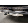 TCU00168 ТСС Фаркоп на Toyota Land Cruiser Prado 150 Black Onyx 2020-2023 с накладкой с надписью Land Cruiser без подрезки бампера. Тип шара: F. Нагрузки: 1800/120 кг