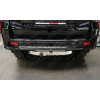 TCU00168 ТСС Фаркоп на Toyota Land Cruiser Prado 150 Black Onyx 2020-2023 с накладкой с надписью Land Cruiser без подрезки бампера. Тип шара: F. Нагрузки: 1800/120 кг