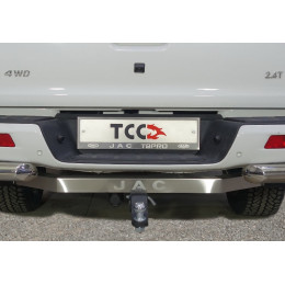 TCU00309 ТСС Фаркоп на JAC T6 2021-, JAC T8 Pro 2023- без подрезки бампера. Тип шара: E (шаровый узел под американский квадрат). Нагрузки: 2500/100 кг