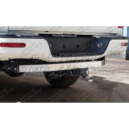 TCU00309 ТСС Фаркоп на JAC T6 2021-, JAC T8 Pro 2023- без подрезки бампера. Тип шара: E (шаровый узел под американский квадрат). Нагрузки: 2500/100 кг