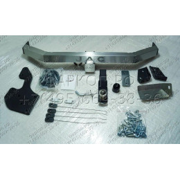 TCU00309 ТСС Фаркоп на JAC T6 2021-, JAC T8 Pro 2023- без подрезки бампера. Тип шара: E (шаровый узел под американский квадрат). Нагрузки: 2500/100 кг