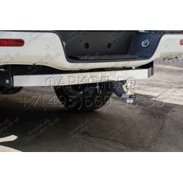 TCU00309 ТСС Фаркоп на JAC T6 2021-, JAC T8 Pro 2023- без подрезки бампера. Тип шара: E (шаровый узел под американский квадрат). Нагрузки: 2500/100 кг