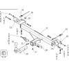 TCU00371 ТСС Фаркоп на Changan UNI-K 2.0 4WD 2023-. Тип шара: E (шаровый узел под американский квадрат). Нагрузки: 750/50 кг