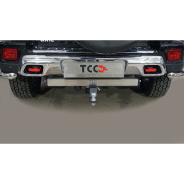 TCU00399 ТСС Распродажа! Фаркоп оцинкованный на BAIC BJ40 2023- с накладкой с надписью BAIC без подрезки бампера. Тип шара: E (шаровый узел под американск