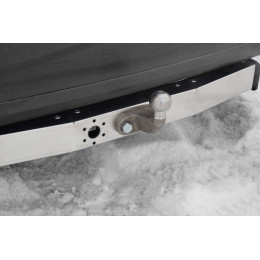 THL-13-991224.00 PT GROUP Фаркоп с нержавеющей накладкой на Toyota Highlander 2013-2020 без подрезки бампера. Тип шара: F. Нагрузки: 2500/120 кг, масса фаркопа 21,4 кг (без 