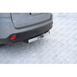 THL-13-991224.00 PT GROUP Фаркоп с нержавеющей накладкой на Toyota Highlander 2013-2020 без подрезки бампера. Тип шара: F. Нагрузки: 2500/120 кг, масса фаркопа 21,4 кг (без 