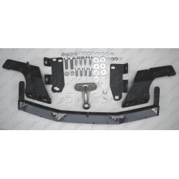 THL-13-991224.00 PT GROUP Фаркоп с нержавеющей накладкой на Toyota Highlander 2013-2020 без подрезки бампера. Тип шара: F. Нагрузки: 2500/120 кг, масса фаркопа 21,4 кг (без 