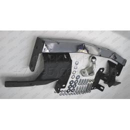 THL-13-991224.00 PT GROUP Фаркоп с нержавеющей накладкой на Toyota Highlander 2013-2020 без подрезки бампера. Тип шара: F. Нагрузки: 2500/120 кг, масса фаркопа 21,4 кг (без 